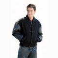Burk's Bay  Men's Wool & Leather Varsity Jacket